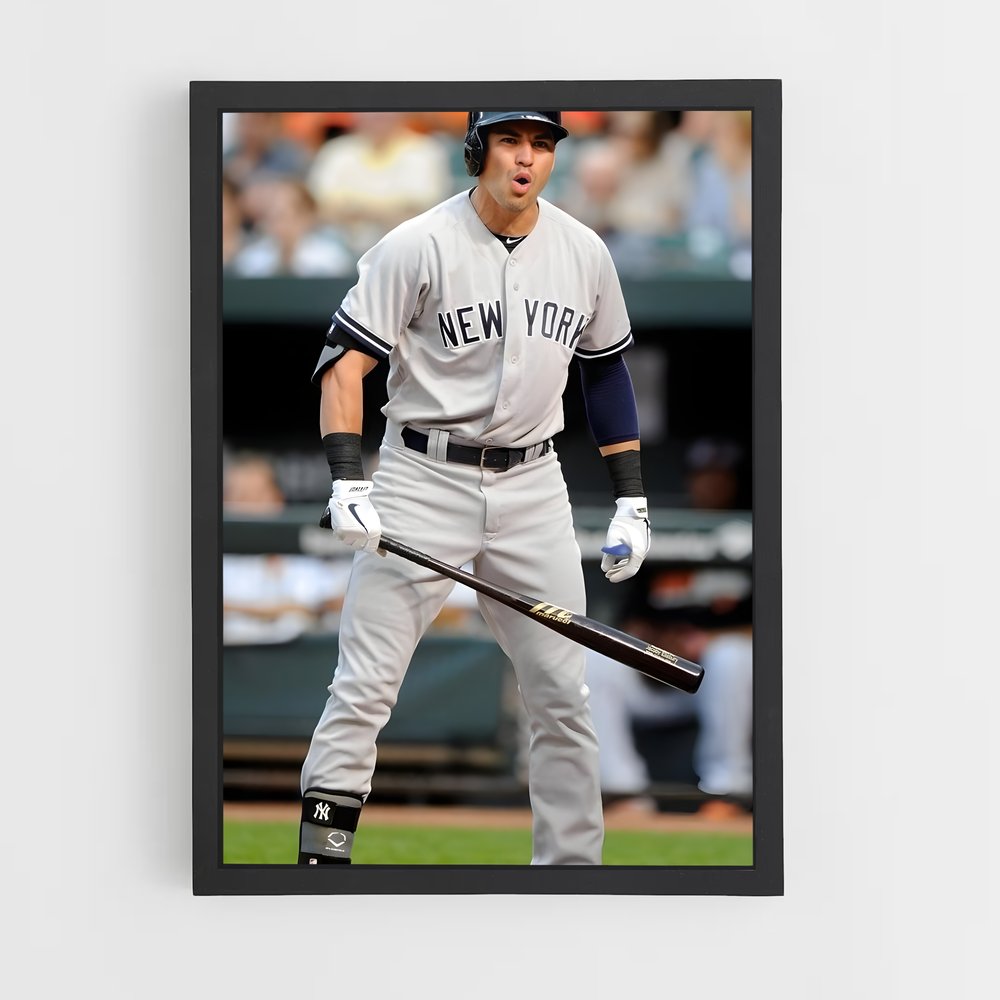 Poster Jacoby ellsbury batte – affiche Baseball (vue 2)